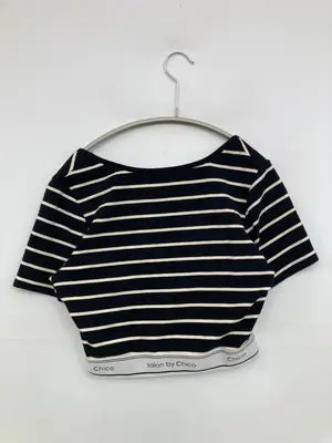 Chico/チコ/Tシャツ/カットソー/トップス/ブラック/F