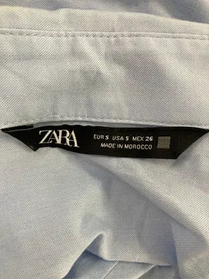 ZARA/ザラ/シャツ/ブラウス/トップス/スカイブルー/S