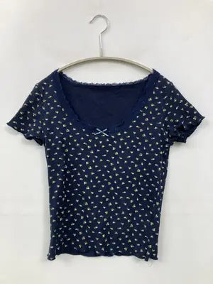 NUAGE/Tシャツ/カットソー/トップス/ネイビー/F