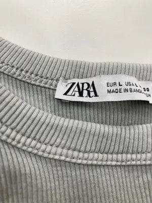 ZARA/ザラ/タンクトップ/トップス/グレー/L
