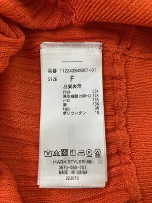 Ungrid/アングリッド/カーディガン/ボレロ/トップス/オレンジ/F