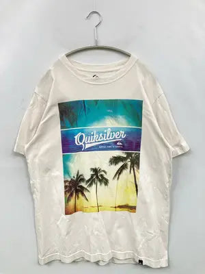 QUIKSILVER/クイックシルバー/Tシャツ/カットソー/トップス/ホワイト/L