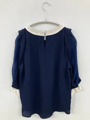 bonica studio/シャツ/ブラウス/トップス/ネイビー/M