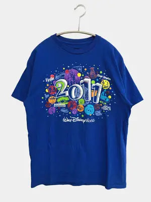Disney/ディズニー/Tシャツ/カットソー/トップス/ブルー/M