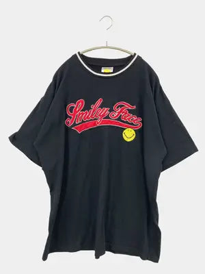 SMILEY FACE/スマイリーフェイス/Tシャツ/カットソー/トップス/ブラック/L