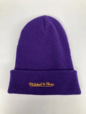 mitchell & ness/ミッチェルアンドネス/ニットキャップ/ビーニー/帽子/パープル