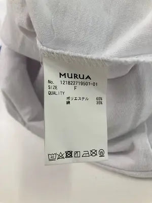 MURUA/ムルーア/Tシャツ/カットソー/トップス/ホワイト/F
