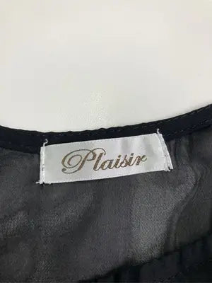 Plaisir/タンクトップ/トップス/ブラック/M