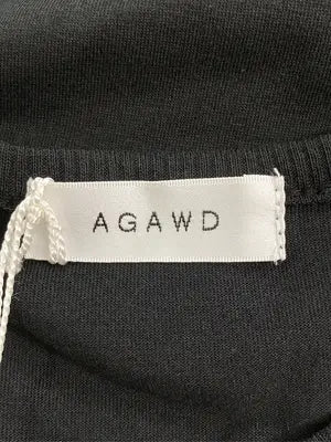 AGAWD/Tシャツ/カットソー/トップス/ブラック/F