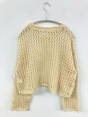 ANGIE/アンジー/ニット/セーター/トップス/アイボリー/F