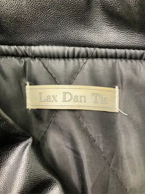 Lax Dan Tia/レザージャケット/ジャケット/アウター/ブラック/M