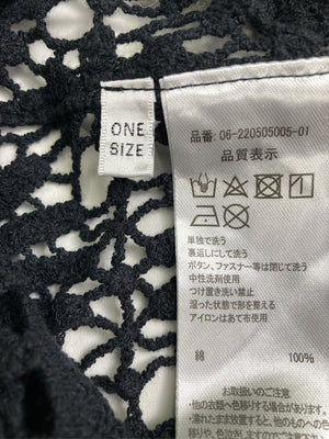 カーディガン/ボレロ/トップス/ブラック/ONE SIZE