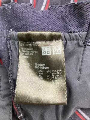 UNIQLO/ユニクロ/スラックス/パンツ/ネイビー/XL
