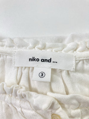 niko and .../ニコアンド/シャツ/ブラウス/トップス/ホワイト/3