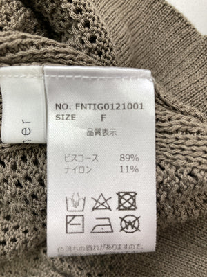 flaner/フラネ/ベスト/トップス/ブラウン/F