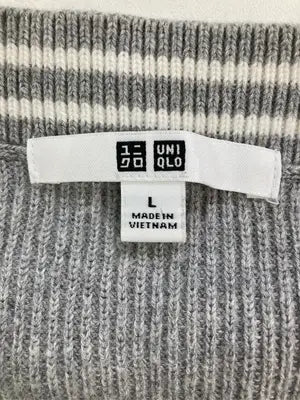 UNIQLO/ユニクロ/ニット/セーター/トップス/グレー/L
