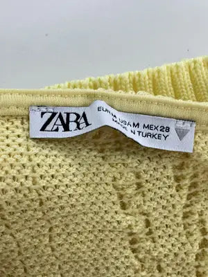 ZARA/ザラ/ベスト/トップス/イエロー/USA M