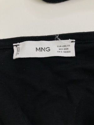 MNG/ドレス/ワンピース/ドレス/ブラック/XS