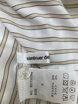 continuer de NICE CLAUP/コンティニューデナイスクラップ/シャツワンピース/ワンピース/ドレス/ベージュ/F