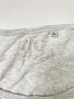 UNIQLO/ユニクロ/Tシャツ/カットソー/トップス/グレー/L