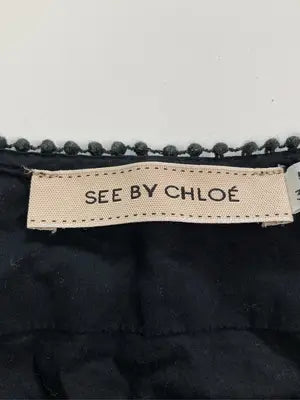 SEE BY CHLOE/シャツ/ブラウス/トップス/ブラック/38