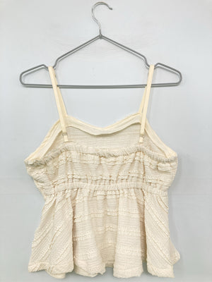 Lax Dan Tia/キャミソール/トップス/アイボリー/M