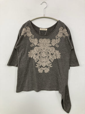 growth tone/Tシャツ/カットソー/トップス/グレー/M