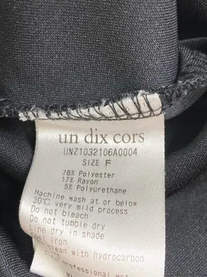 un dix cors/Tシャツ/カットソー/トップス/ブラック/F