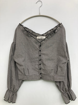 Emsexcite/エムズエキサイト/カーディガン/ボレロ/トップス/ブラック/M