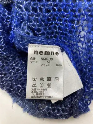 nenne/ネンネ/ニット/セーター/トップス/ブルー/M