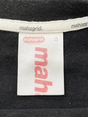 mahagrid/マハグリッド/Tシャツ/カットソー/トップス/ブラック/S