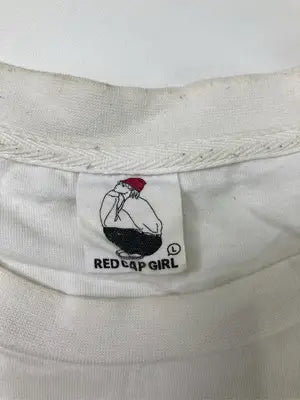 RED CAP GIRL/レッドキャップガール/Tシャツ/カットソー/トップス/ホワイト/L