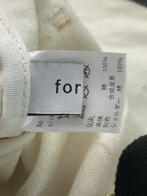 forksy./フォルクシー/ショルダーバッグ/バッグ/アイボリー/F