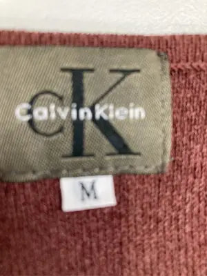 Calvin Klein/カルバンクライン/Tシャツ/カットソー/トップス/ブラウン/M