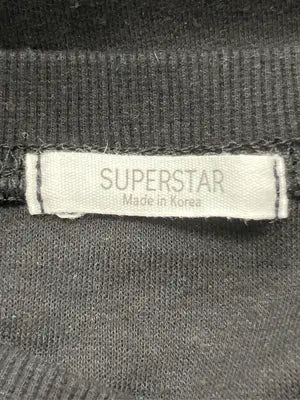 SUPERSTAR/スーパースター/Tシャツ/カットソー/トップス/ブラック