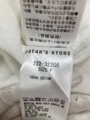FREAK'S STORE/フリークスストア/Tシャツ/カットソー/トップス/ホワイト/F