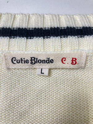 Cutie Blonde/キューティーブロンド/ベスト/トップス/アイボリー/L