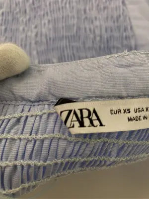 ZARA/ザラ/シャツ/ブラウス/トップス/スカイブルー/XS