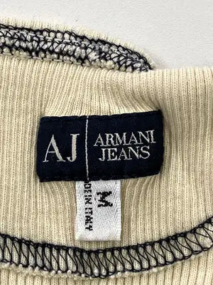 ARMANI JEANS/アルマーニジーンズ/Tシャツ/カットソー/トップス/ベージュ/M