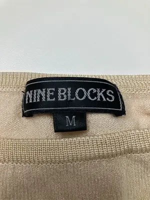 NINE BLOCKS/Tシャツ/カットソー/トップス/ベージュ/M