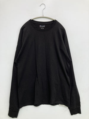 Champion/チャンピオン/Tシャツ/カットソー/トップス/ブラック/L