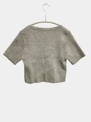 Tシャツ/カットソー/トップス/グレー