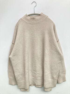 CLASSICAL ELF/クラシカルエルフ/ニット/セーター/トップス/ベージュ/M-L