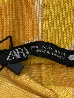 ZARA/ザラ/ロングスカート/スカート/イエロー/USA M