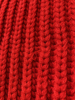 ニット/セーター/トップス/レッド/L