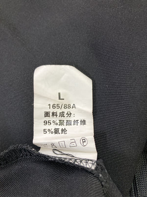 LKE/シャツワンピース/ワンピース/ドレス/ブラック/L