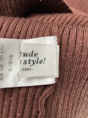 Attitude makes style!/アティチュードメイクススタイル/パーカー/トップス/ブラウン/F