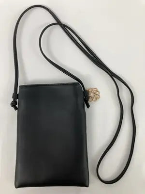 DECORTE/ショルダーバッグ/バッグ/ブラック