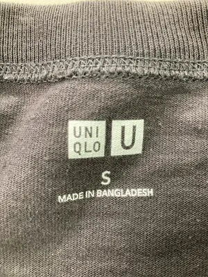 UNIQLO U/ユニクロユー/Tシャツ/カットソー/トップス/ブラック/S