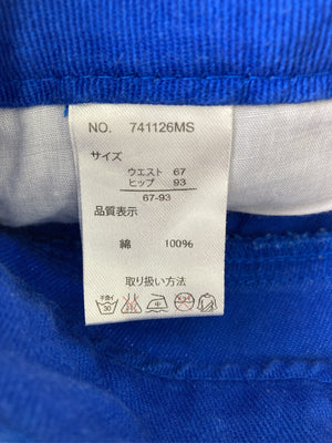 H.C.M.Ⅱ/その他パンツ/パンツ/ブルー/ウエスト67　ヒップ93